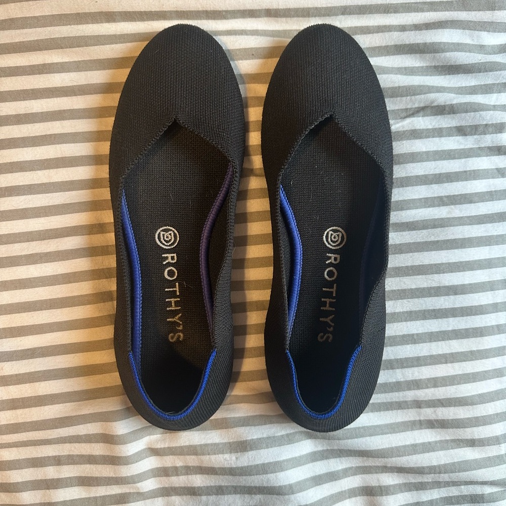 Rothy's Black Round Toe Flats